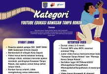 Ayo, Tunjukkan Kreativitasmu! Ikuti Lomba Video Edukasi “Remaja Keren Tanpa Rokok”