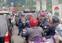 Hari Pertama Lebaran, Sejumlah Titik di Depok Dilanda Kemacetan Parah