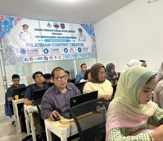 Akselerasi Vokasi Kreatif, Pelatihan Disnaker Depok Sukses Cetak Kreator Digital dari Nol Pengalaman