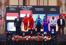 Bawa Pulang 15 Medali dari Malaysia, Timnas MMA Indonesia Amankan Posisi Empat Besar Asia