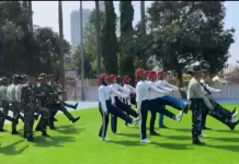 Matangkan Sinkronisasi Gerak, Capaska Kota Depok Tingkatkan Intensitas Latihan Bersama Personel TNI Jelang Upacara Kemerdekaan