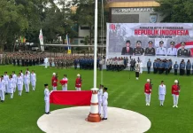 Sempurnakan Rangkaian Peringatan HUT ke-81 RI, Upacara Penurunan Bendera di Balai Kota Depok Berlangsung Khidmat