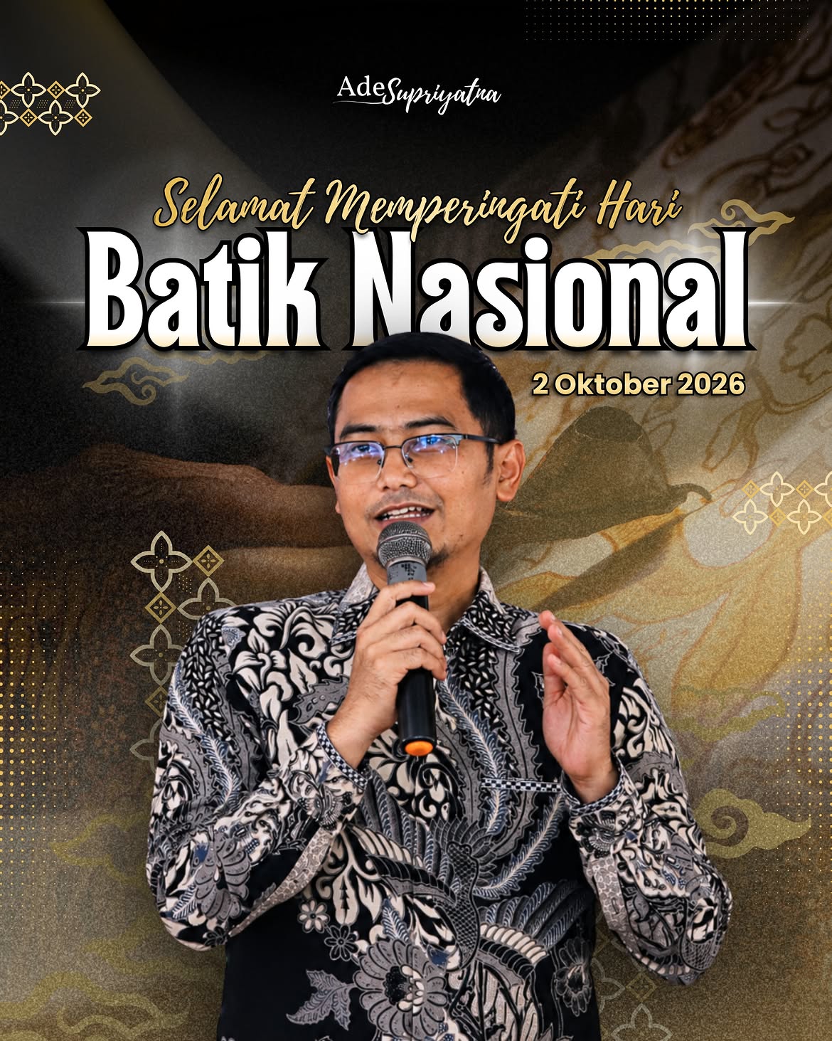 Batik itu nggak harus nunggu acara formal.Dipakai kerja, nongkrong, sampai datang ke acara santa (1)